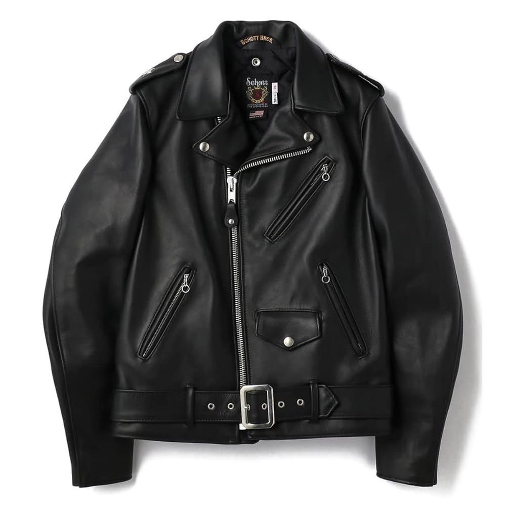 え*り様 Schott ブラックレザージャケット インポート＆その他ブランド,Schott,アウター | ろーぐす